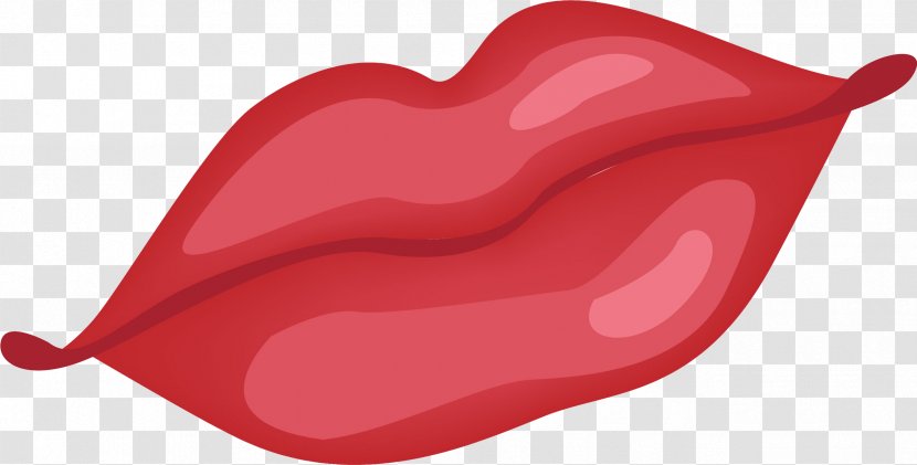Clip Art Product Design Love - Big Red Lips Transparent PNG
