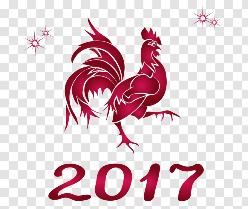 Rooster Chinese New Year Zodiac Calendar Symbol - Heart - Rat Transparent PNG
