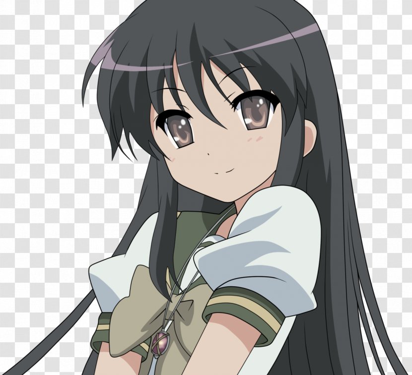 Black Hair Red Shakugan No Shana Brown - Heart Transparent PNG