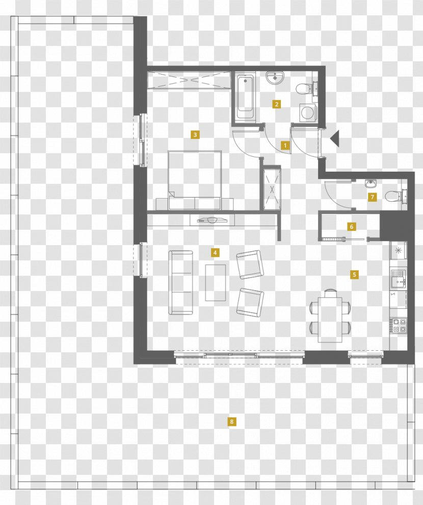 Floor Plan Line Pattern - Schematic Transparent PNG