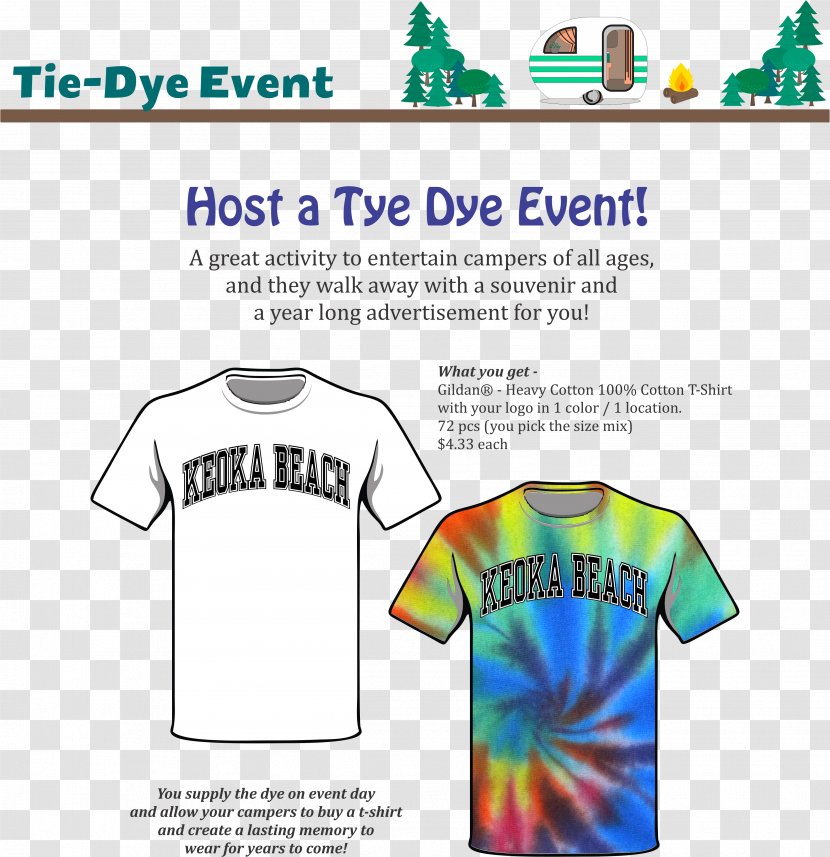 T-shirt Tie-dye Logo Font - Diagram Transparent PNG