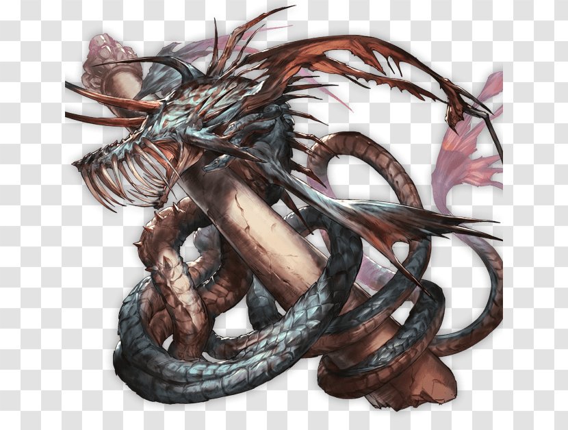 Granblue Fantasy Game Jörmungandr - Dragon - Mobage Transparent PNG