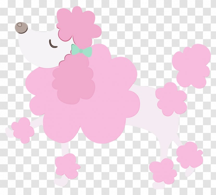 Pink Flower Cartoon - Mallow Family Hibiscus Transparent PNG
