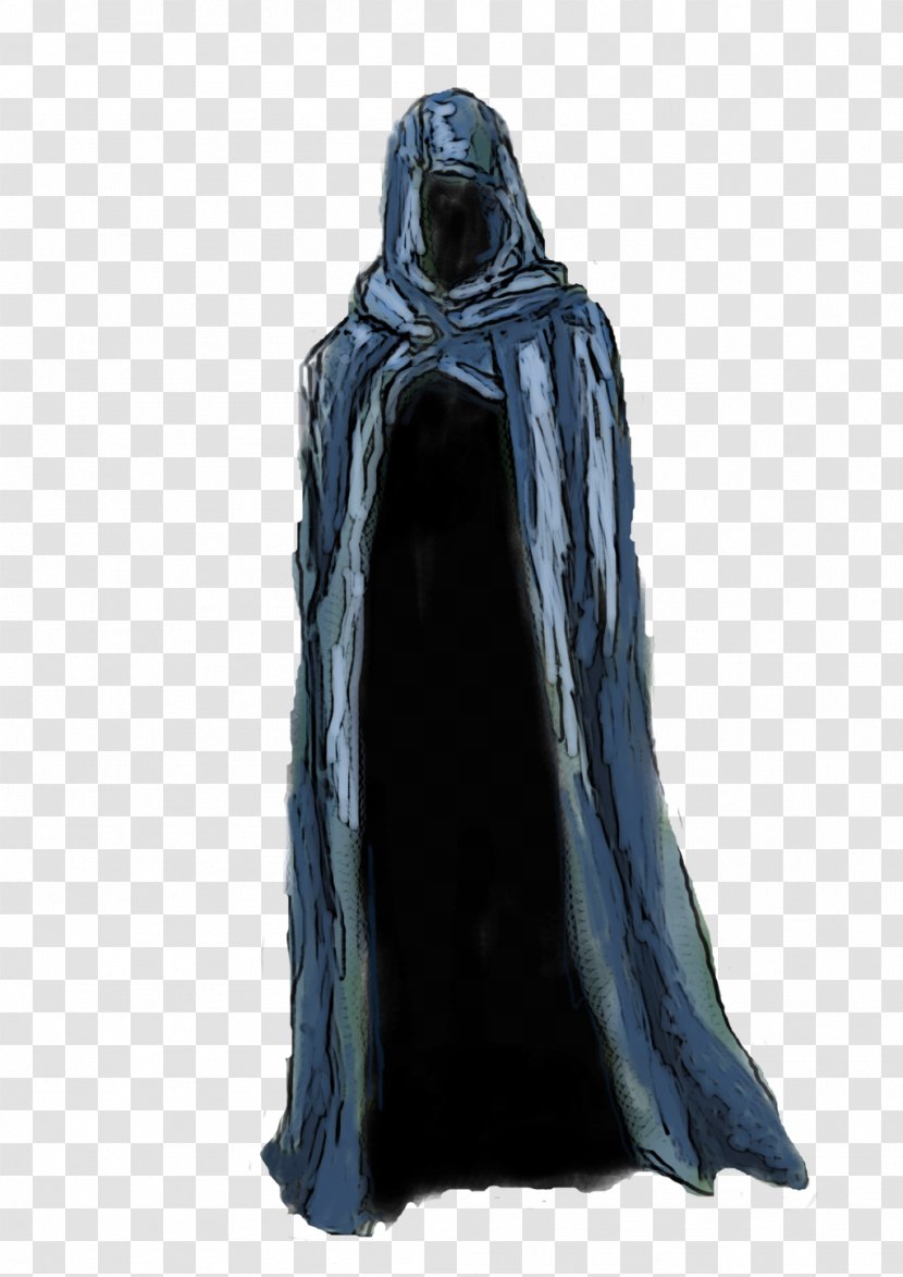 Cloak Drawing Outerwear Costume - Painting - Dungeons And Dragons Transparent PNG