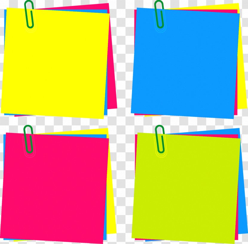 Post-it Note Paper Sticker - Frame - Notes Transparent PNG