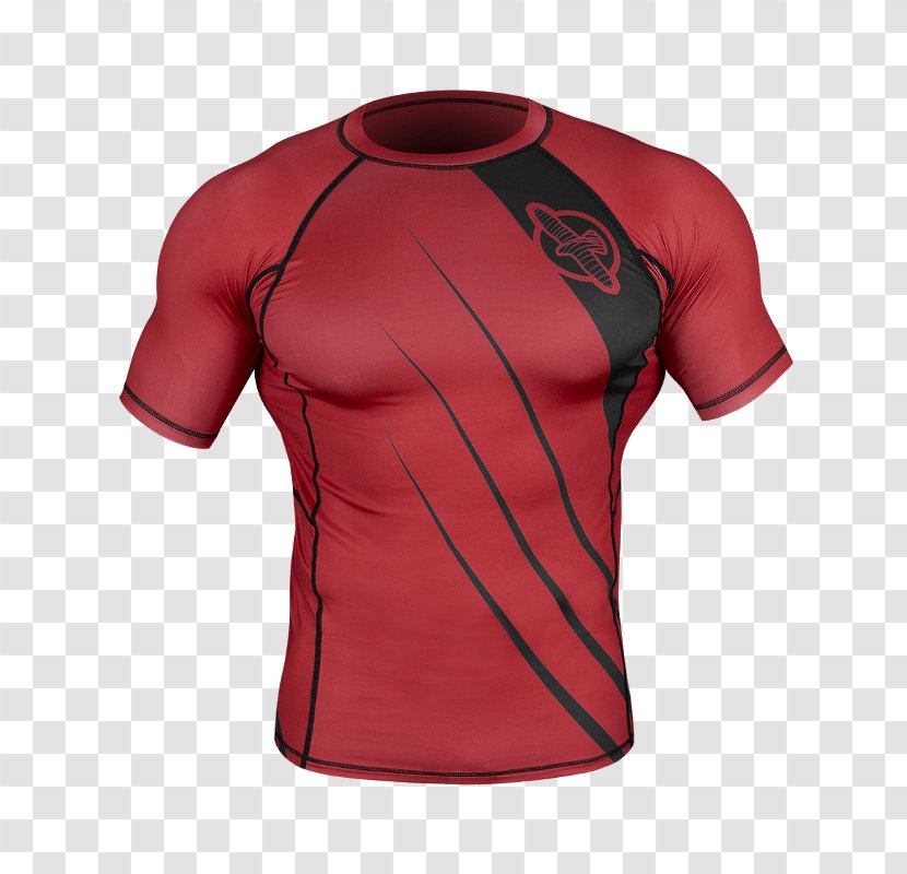 Rash Guard Sleeve Brazilian Jiu-jitsu Clothing T-shirt - Top Transparent PNG