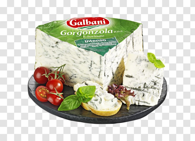 Processed Cheese Blue Gorgonzola Vegetarian Cuisine Galbani - Dish Transparent PNG