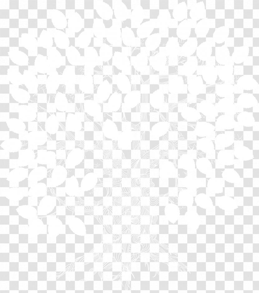 Black And White Angle Point Pattern - Monochrome Photography - Snowflakes Little Heart Trees Vector Transparent PNG