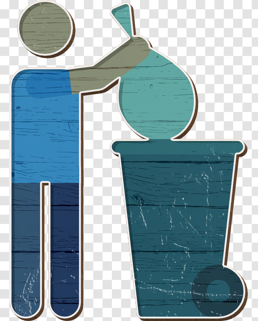 Garbage Icon Trash Icon Daily Routine Human Pictograms Icon Transparent PNG