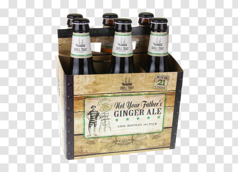 Root Beer Liqueur Ginger Bottle - Drink Transparent PNG