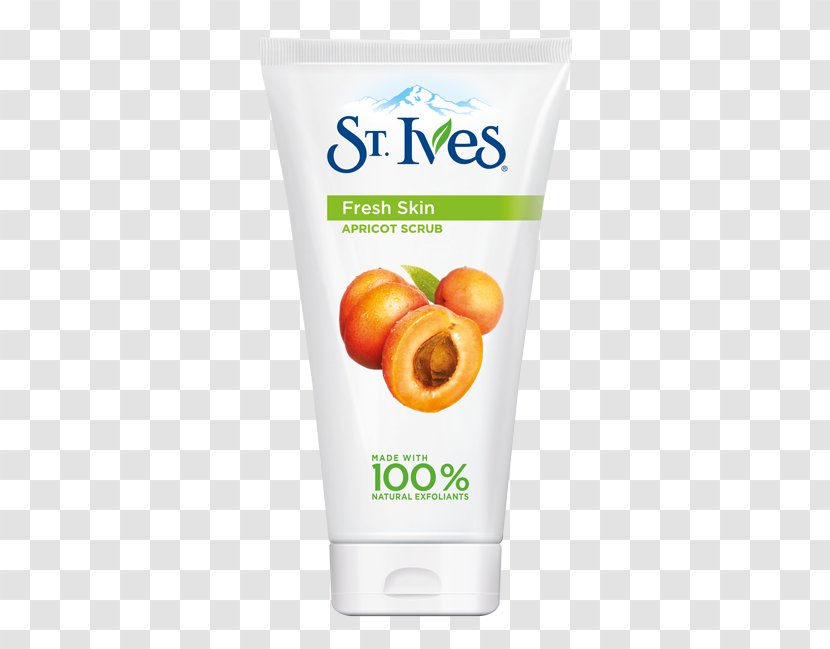 Exfoliation St. Ives Fresh Skin Apricot Scrub Moisturizer Facial - Cream - Beauty Care Transparent PNG