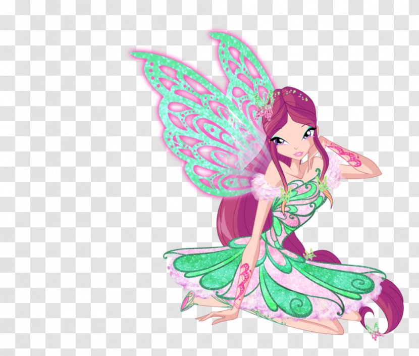 Roxy Stella Aisha Flora Tecna - Fairy - Winx Club Transparent PNG
