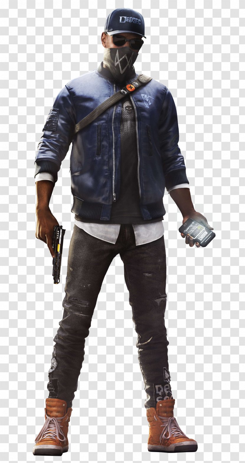 Watch Dogs 2 Hoodie Cosplay Costume - Aiden Pearce Transparent PNG