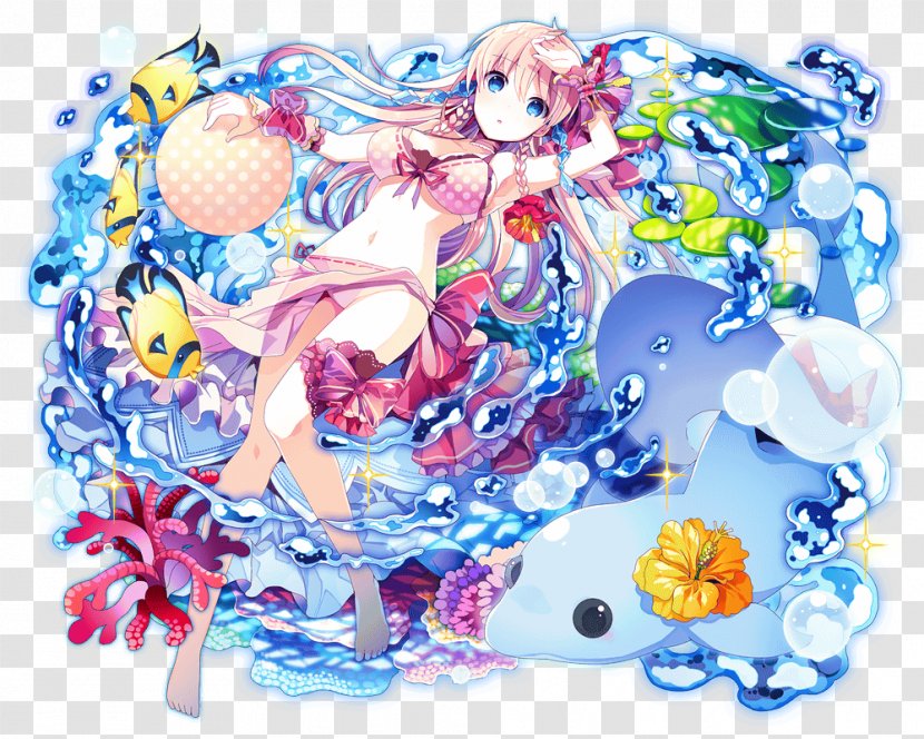 Kaku-San-Sei Million Arthur Floral Design Graphic - Artwork - Chr Transparent PNG