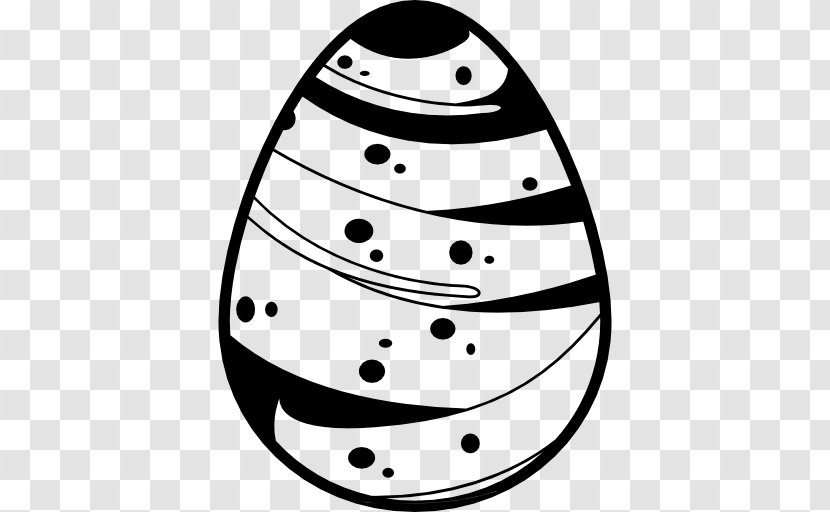 Easter Egg Black And White Clip Art - Decorating - Starry Sky Transparent PNG