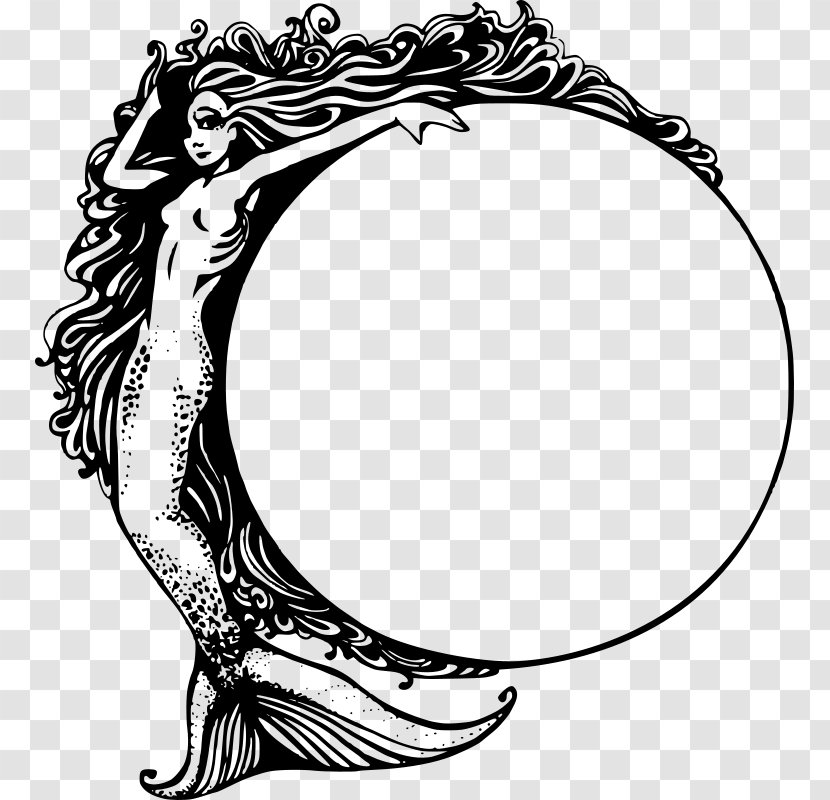 Mermaid Drawing Clip Art Transparent PNG