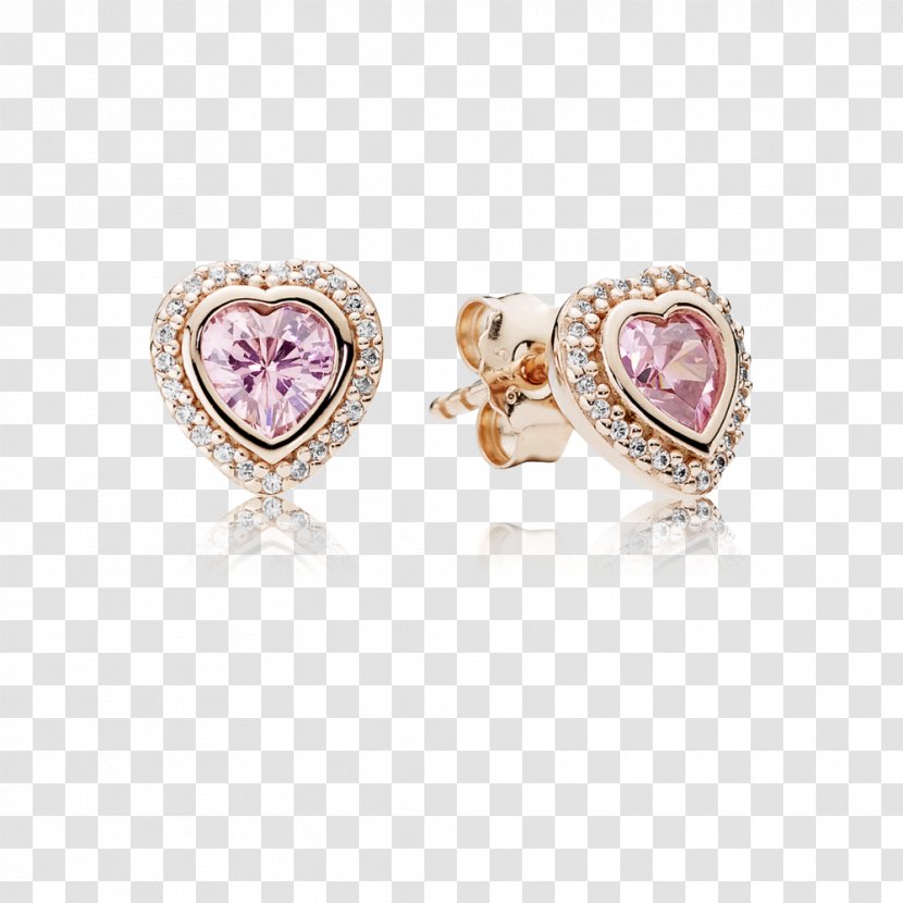 Earring Pandora Cubic Zirconia Jewellery Charm Bracelet Transparent PNG