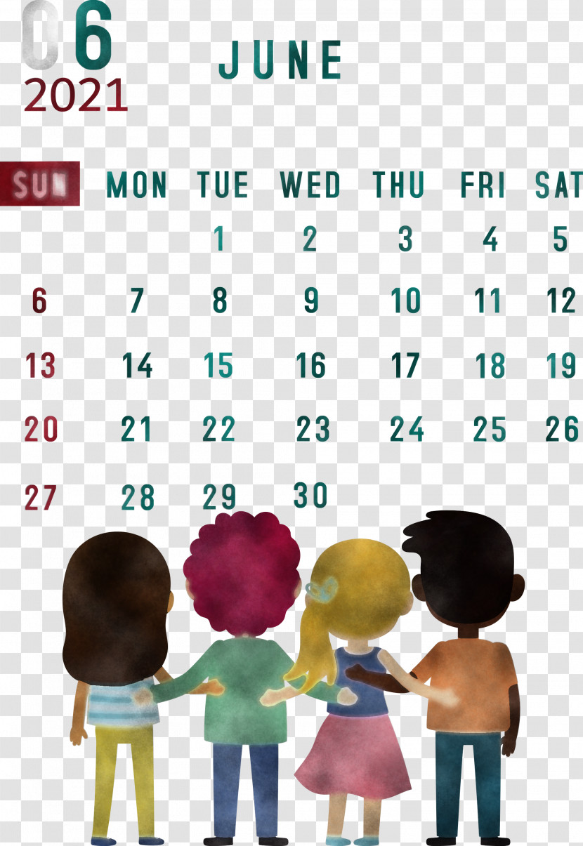 June 2021 Calendar 2021 Calendar June 2021 Printable Calendar Transparent PNG