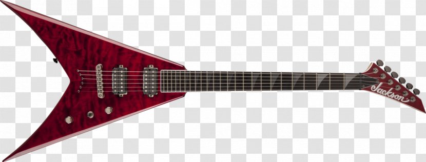 Electric Guitar Jackson King V Seven-string Gibson Flying Guitars - Sevenstring - Pick Transparent PNG