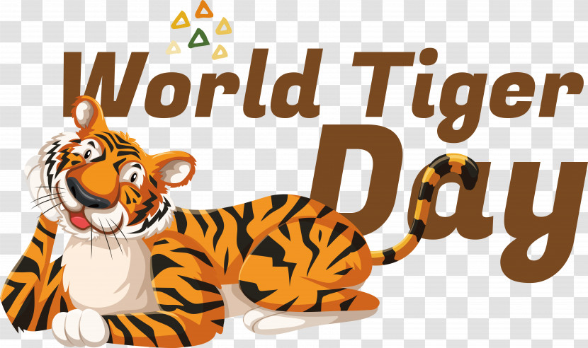 Tiger Cartoon Cat Logo Small Transparent PNG