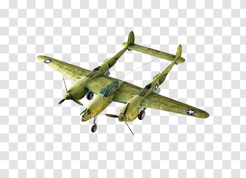 Lockheed P-38 Lightning Radio-controlled Aircraft Airplane Flap - Propeller Driven Transparent PNG