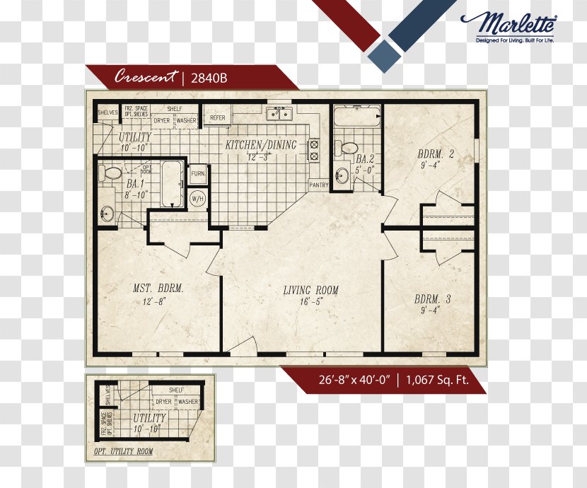 House Floor Plan Manufactured Housing Marlette Oregon Mobile Home - Mobil Transparent PNG