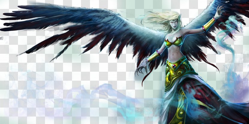 League Of Legends Fallen Angel - Cartoon - Hero Alliance, Transparent PNG