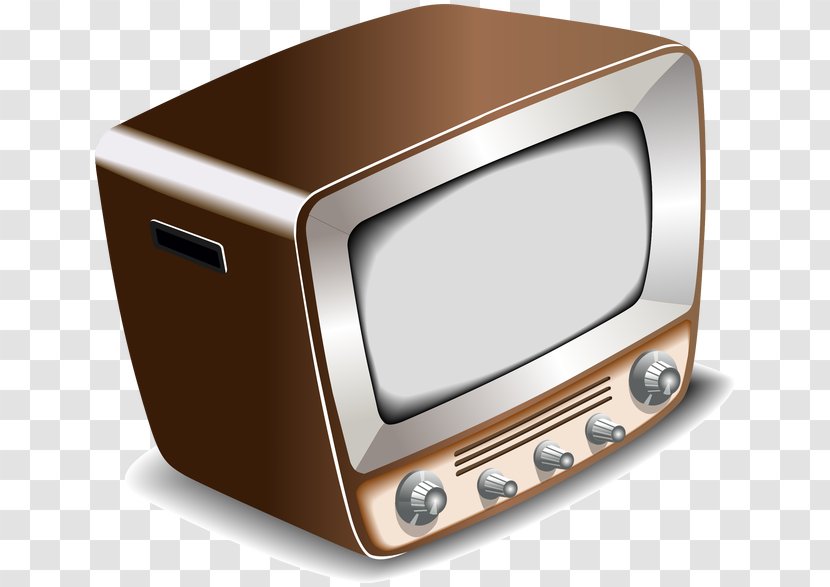 Cathode Ray Tube Television - Electronic Device - Silhouette Transparent PNG