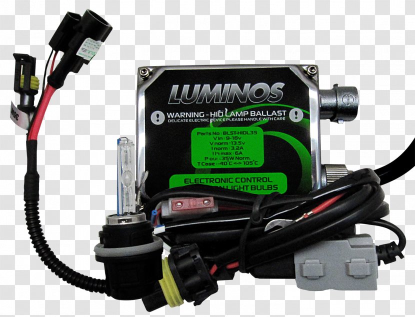 Battery Charger High-intensity Discharge Lamp Electronics Car Xenon Arc - Headlamp Transparent PNG