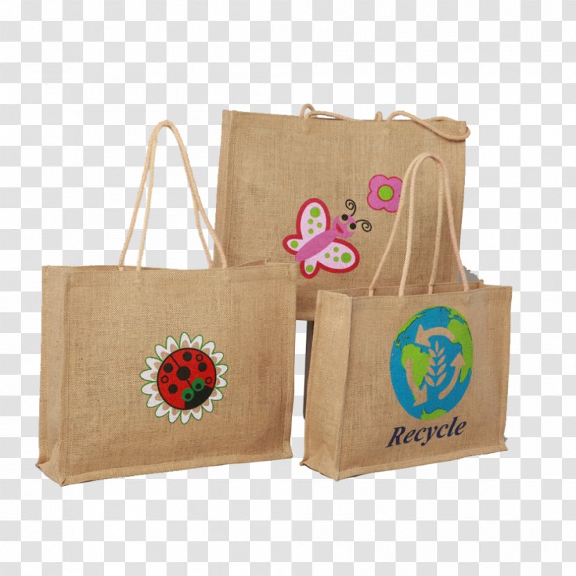 Tote Bag Shopping Bags & Trolleys Jute Hessian Fabric - Brand Transparent PNG