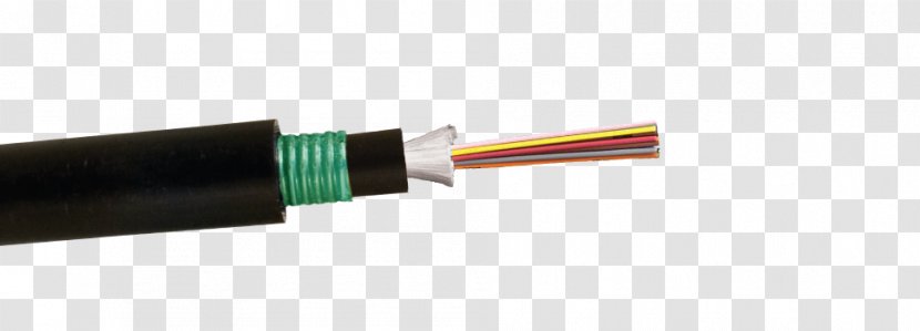 Optical Fiber Cable Electrical Core - Steel Wire Armoured Transparent PNG