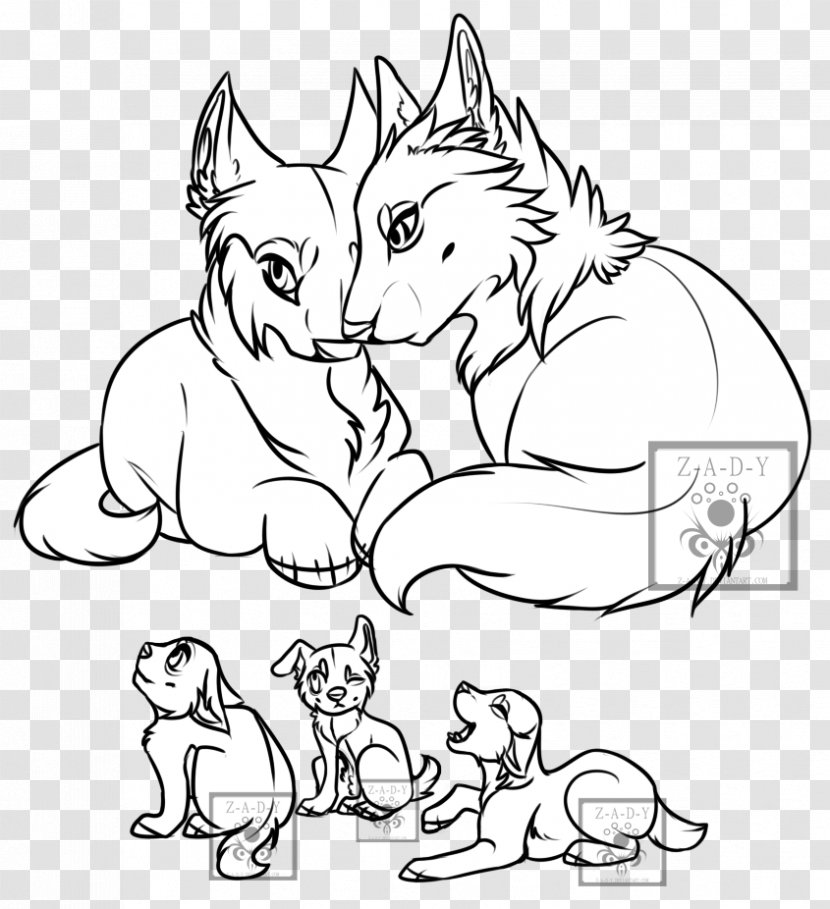 Whiskers Dog Line Art Canidae Cat - Monochrome Transparent PNG