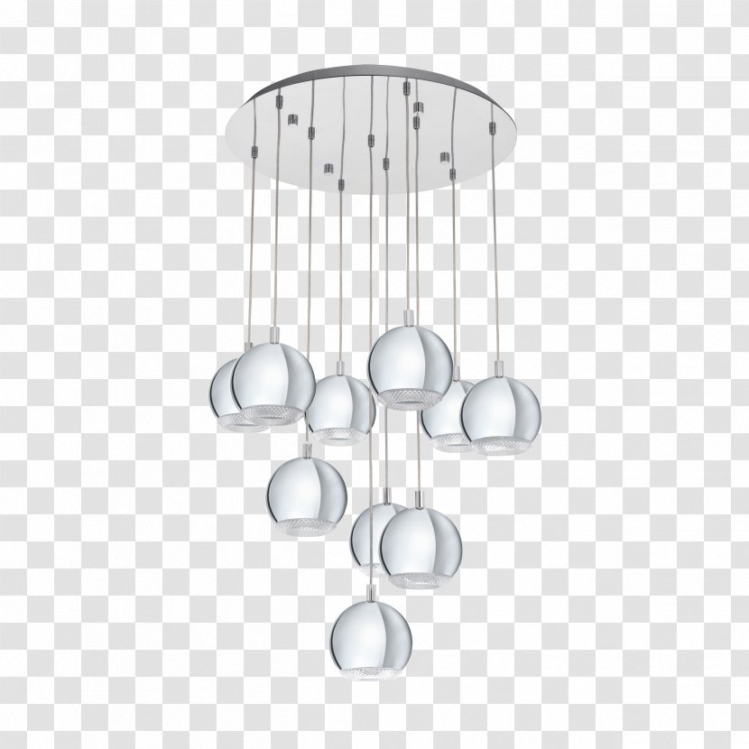 Light Fixture Chandelier Incandescent Bulb EGLO - Chandeliers Transparent PNG