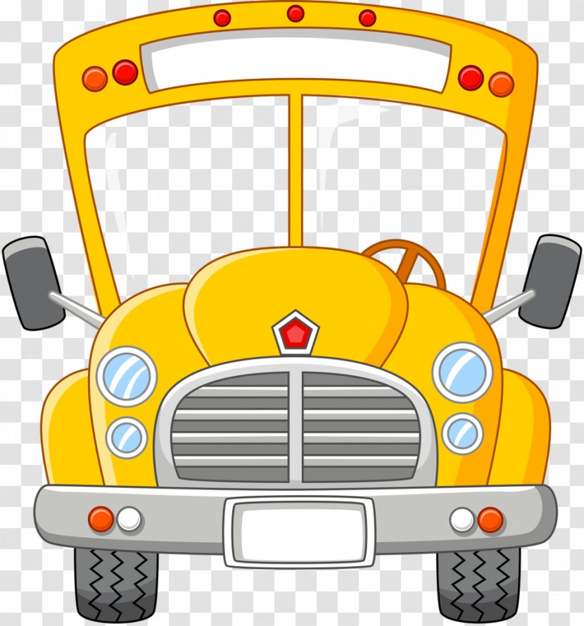 School Bus Cartoon - Motor Vehicle Transparent PNG