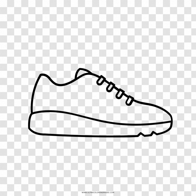 Sneakers Drawing Shoe Running Coloring Book - Sapato De PalhaÃ§o Desenho Transparent PNG