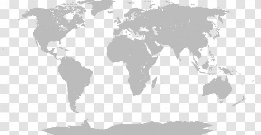 Globe World Map - Robinson Projection Transparent PNG