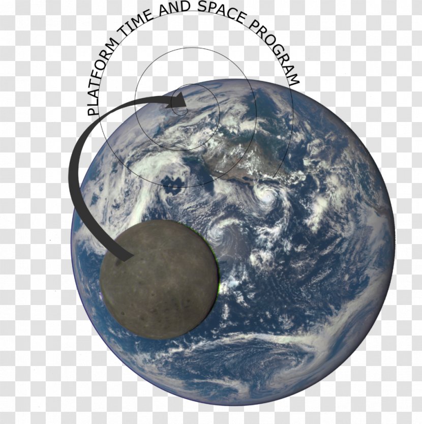 Earth Deep Space Climate Observatory The Blue Marble Far Side Of Moon - Lagrangian Point Transparent PNG