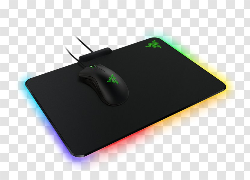 Razer DeathAdder Chroma Firefly Hard Gaming Mouse Mat Inc. Cloth Edition Pc Mats - Blackwidow - Headsets Wire Replacements Transparent PNG