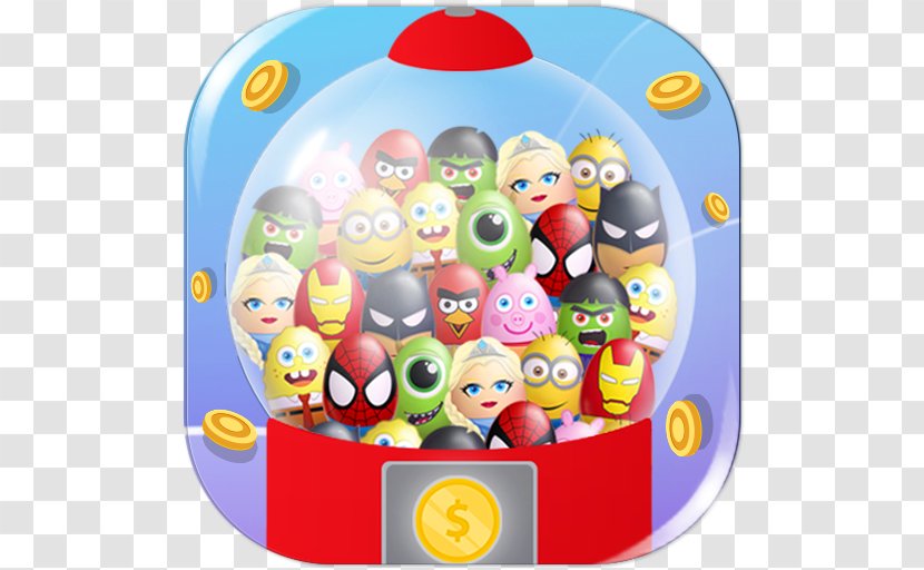 Surprise Eggs GumBall Machine Android Game For Kids Google Play - Handheld Devices - Egg-breaking Transparent PNG
