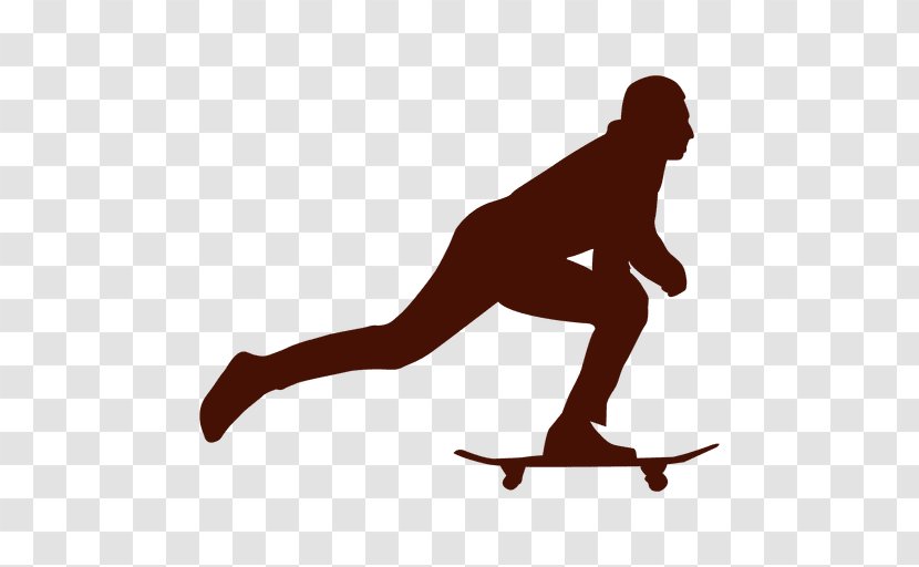 Skateboarding Silhouette - Knee - Skateboard Transparent PNG