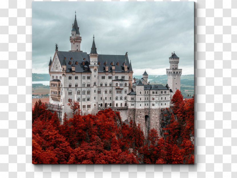Neuschwanstein Castle Füssen Hluboká Magic Kingdom - Medieval Architecture Transparent PNG