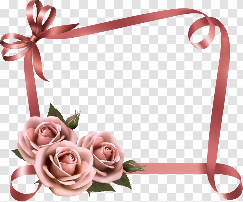 Picture Frames Border Flowers - Flower - Congratulations Cards To Success Transparent PNG