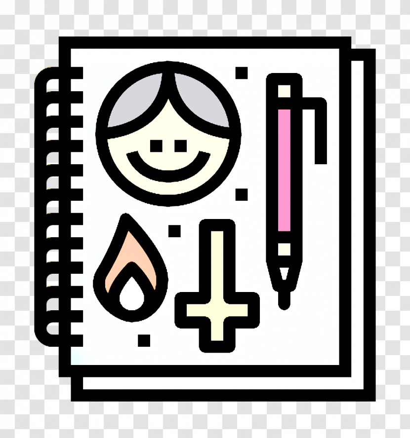 Notebook Icon Tattoo Icon Sketchbook Icon Transparent PNG