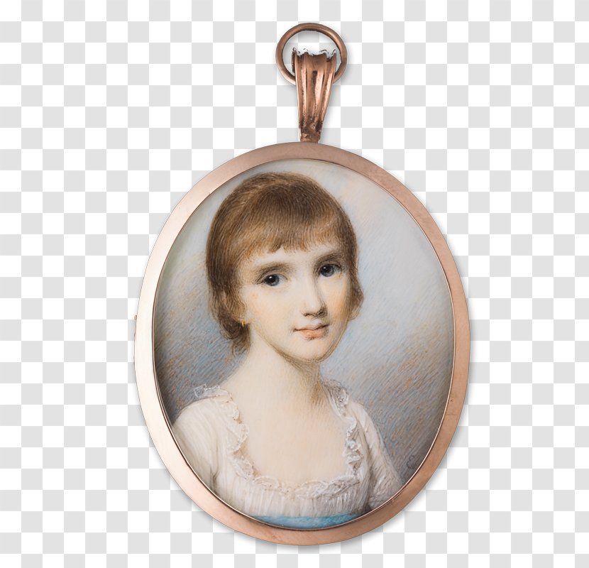Philip Mould & Company Portrait Miniature Locket - Picture Frame - Of A Young Woman Transparent PNG