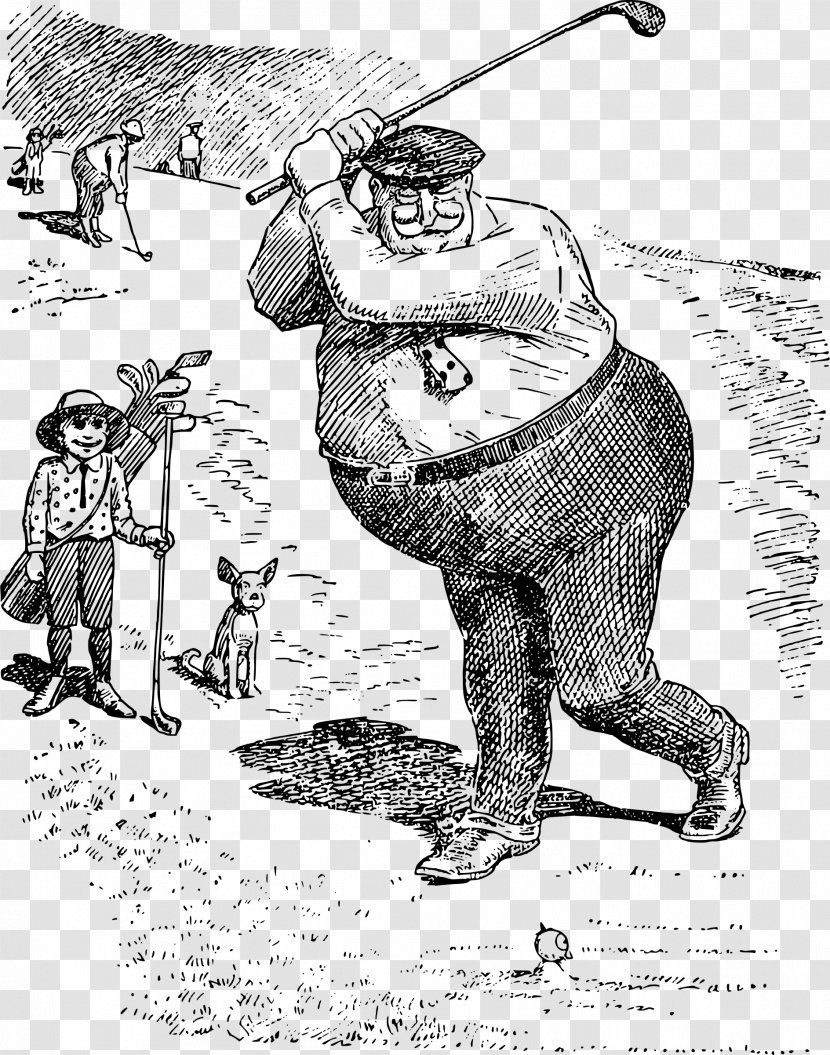 Drawing Editorial Cartoon Clip Art - History - Fat Man Transparent PNG