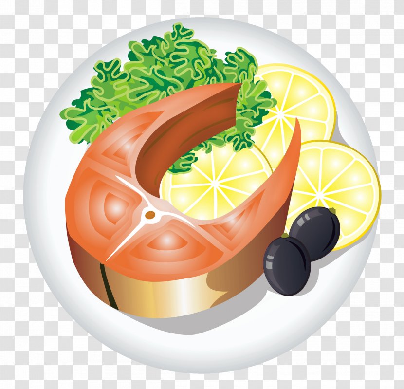 Fish And Chips Seafood As Food Dish Clip Art - Cooking - With Lemon Clipart Image Transparent PNG