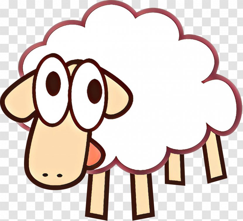 Cartoon Clip Art Nose Snout Smile - Line Bovine Transparent PNG