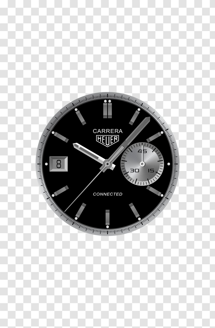 TAG Heuer Connected Modular Smartwatch - Wall Clock - Watch Face Transparent PNG