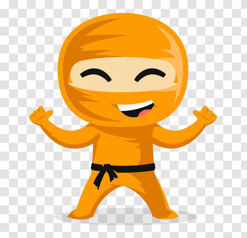 Ninja Stock Photography Illustration Royalty-free Cartoon - Orange - Flash Rip Hunter Transparent PNG