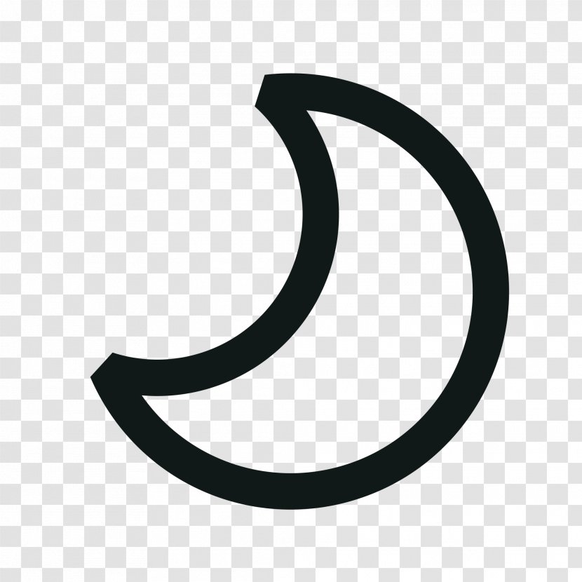 Crescent Moon Symbol - Sleep Transparent PNG